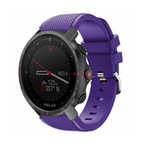 Strap-it Bracelet silicone twill Polar Grit X Pro (violet)
