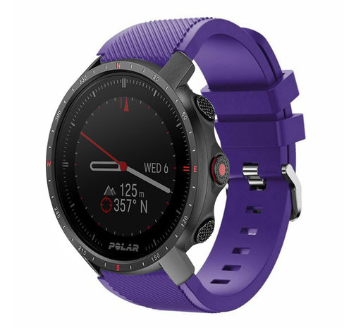 Strap-it Strap-it Bracelet silicone twill Polar Grit X Pro (violet)