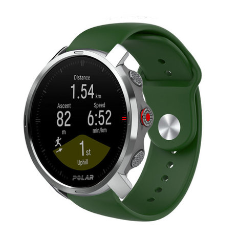 Strap-it Strap-it Bracelet sport Polar Grit X (vert armée)