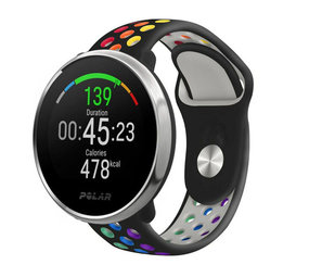 Strap-it Bracelet sport Polar Ignite (noir/coloré)