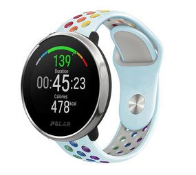 Strap-it Bracelet sport Polar Ignite (bleu clair/coloré)