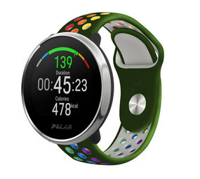 Strap-it Bracelet sport Polar Ignite (vert armée/coloré)