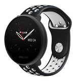 Strap-it Bracelet sport Polar Ignite 2 (noir/blanc)