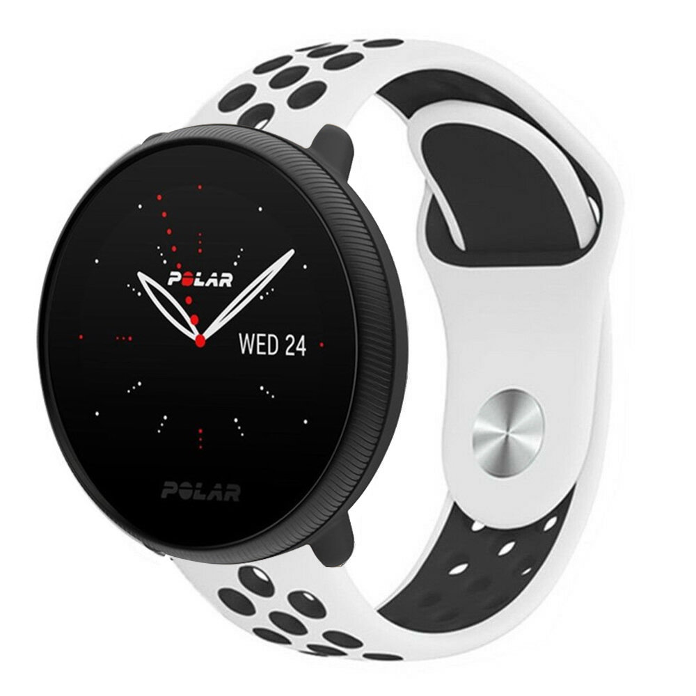 Strap-it Strap-it Bracelet sport Polar Ignite 2 (blanc/noir)