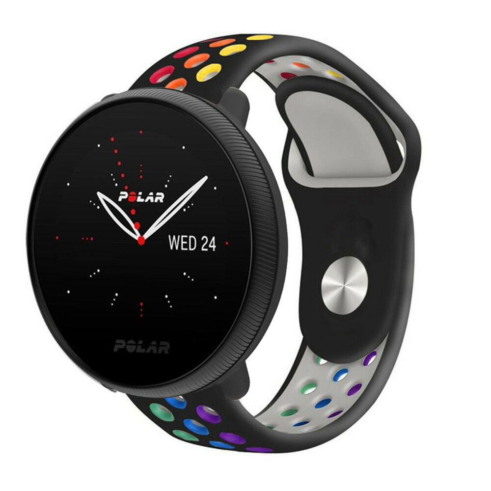 Strap-it Strap-it Bracelet sport Polar Ignite 2 (noir/coloré) Strap-it Strap-it Bracelet sport Polar Ignite 2 (noir/coloré)