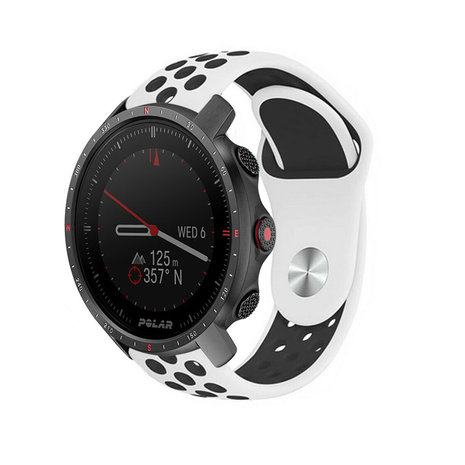 Strap-it Strap-it Bracelet sport Polar Grit X Pro (blanc/noir)
