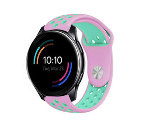 Strap-it Bracelet sport OnePlus Watch (rose/aqua)