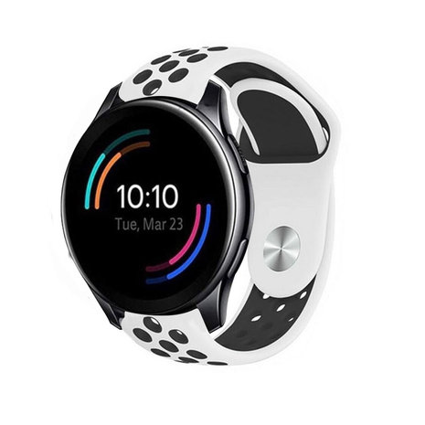 Strap-it Strap-it Bracelet sport OnePlus Watch (blanc/noir)