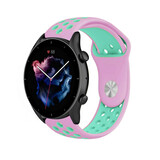 Strap-it Bracelet sport Amazfit GTR 3 (rose/aqua)