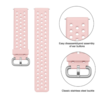 Strap-it Strap-it Bracelet silicone avec trous Polar Ignite (rose clair)