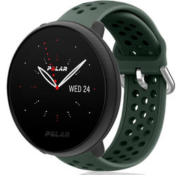 Strap-it Bracelet silicone avec trous Polar Ignite 2 (vert armée)
