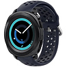 Strap-it Strap-it Bracelet silicone avec trous Samsung Gear Sport (bleu foncé) Strap-it Strap-it Bracelet silicone avec trous Samsung Gear Sport (bleu foncé)