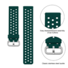 Strap-it Strap-it Bracelet silicone avec trous Samsung Gear Sport (vert armée) Strap-it Strap-it Bracelet silicone avec trous Samsung Gear Sport (vert armée)