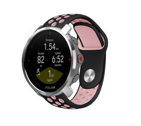 Strap-it Bracelet sport Polar Grit X (noir/rose)