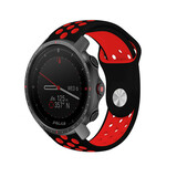 Strap-it Bracelet sport Polar Grit X Pro (noir/rouge)