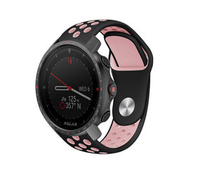 Strap-it Bracelet sport Polar Grit X Pro (noir/rose)