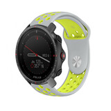 Strap-it Bracelet sport Polar Grit X Pro (gris/jaune)