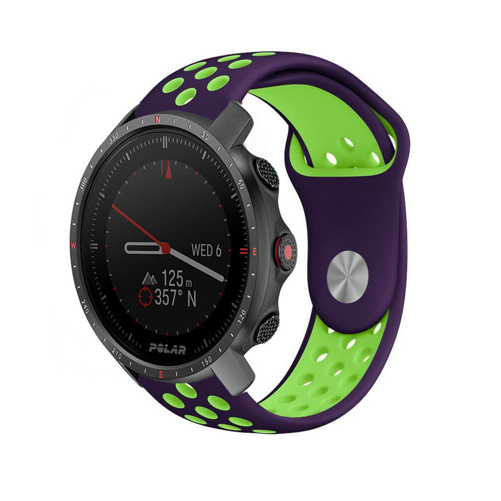 Strap-it Strap-it Bracelet sport Polar Grit X Pro (violet/vert)