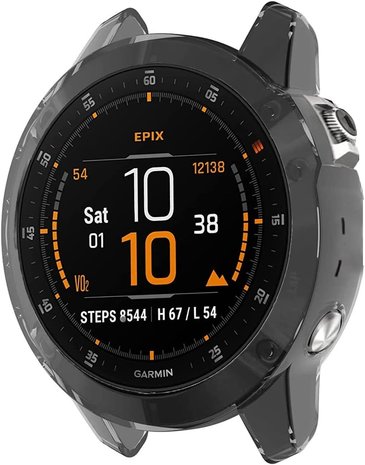 Strap-it Strap-it Coque Garmin Epix Gen 2 TPU (noir)