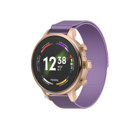 Strap-it Bracelet milanais Fossil Gen 6 - 42mm (violet)