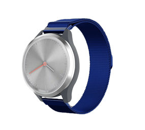 Strap-it Bracelet milanais Garmin Vivomove 3s (bleu)