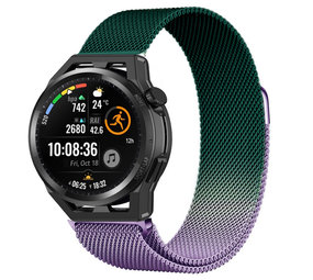 Strap-it Bracelet milanais Huawei Watch GT Runner (violet/vert)