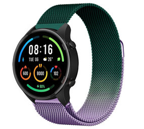 Strap-it Bracelet milanais Xiaomi Mi Watch (violet/vert)