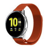 Strap-it Bracelet milanais Samsung Galaxy Watch Active (orange)