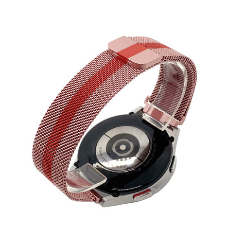 Strap-it Strap-it Bracelet milanais Samsung Galaxy Watch Active (rouge/rose)