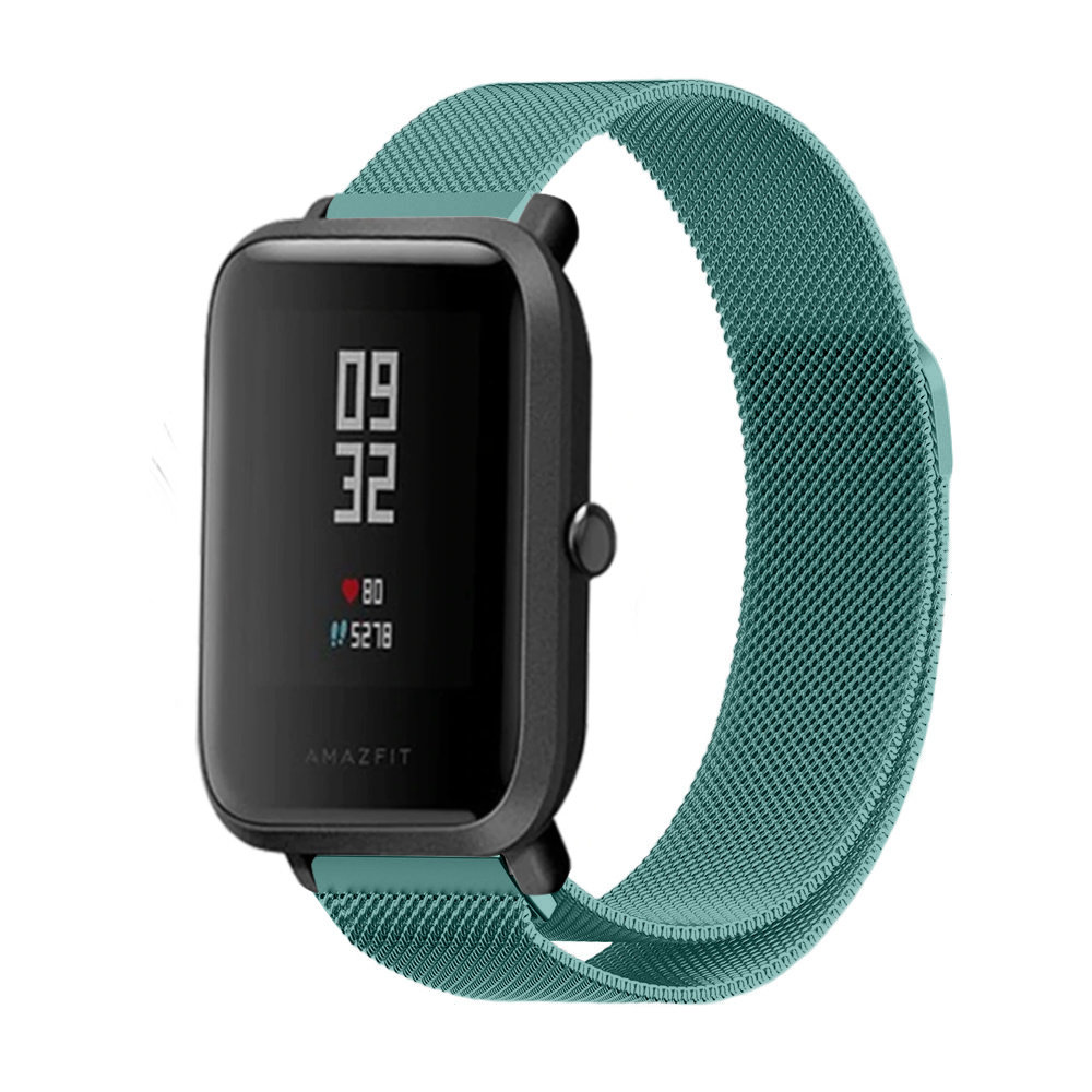 Strap-it Strap-it Bracelet milanais Xiaomi Amazfit Bip (vert) Strap-it Strap-it Bracelet milanais Xiaomi Amazfit Bip (vert)