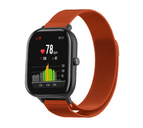 Strap-it Bracelet milanais Xiaomi Amazfit GTS (orange)