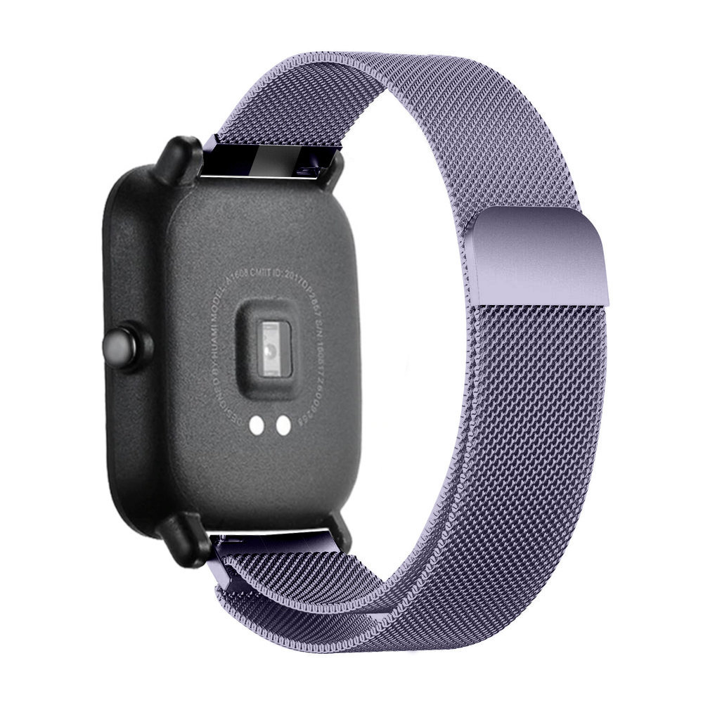 Strap-it Strap-it Bracelet milanais Xiaomi Amazfit GTS (violet clair) Strap-it Strap-it Bracelet milanais Xiaomi Amazfit GTS (violet clair)