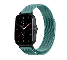 Strap-it Bracelet milanais Amazfit GTS 2 (vert)