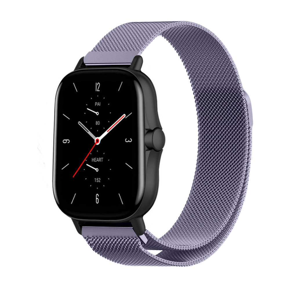Strap-it Strap-it Bracelet milanais Amazfit GTS 2 (violet clair)