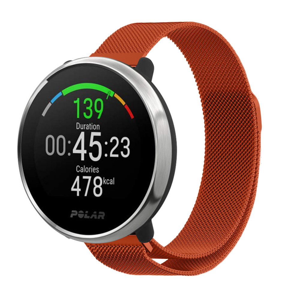 Strap-it Strap-it Bracelet milanais Polar Unite (orange)