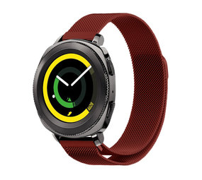 Strap-it Bracelet milanais Samsung Gear Sport (rouge)