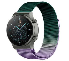Strap-it Bracelet milanais Huawei Watch GT 2 Pro (violet/vert)