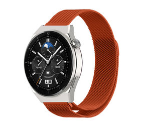 Strap-it Bracelet milanais Huawei Watch GT 3 Pro 46mm (orange)
