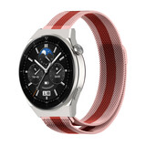 Strap-it Bracelet milanais Huawei Watch GT 3 Pro 46mm (rouge/rose)