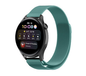 Strap-it Bracelet milanais Huawei Watch 3 (Pro) (vert)