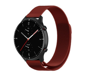 Strap-it Bracelet milanais Amazfit GTR 2 (rouge)