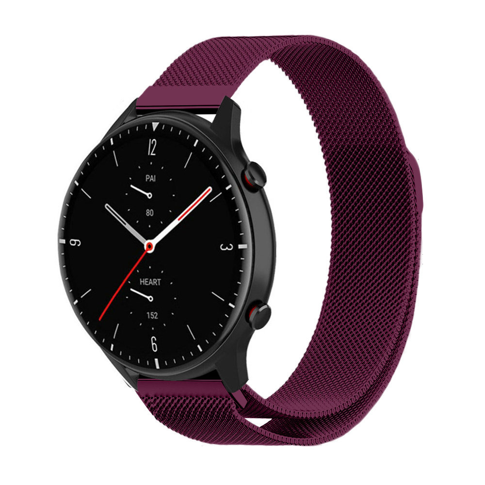 Strap-it Strap-it Bracelet milanais Amazfit GTR 2 (violet)