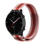 Strap-it Bracelet milanais Amazfit GTR 2 (rouge/rose)