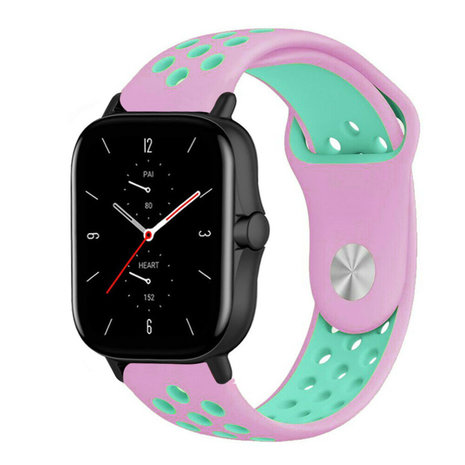 Strap-it Strap-it Bracelet sport Amazfit GTS 2 (rose/aqua)