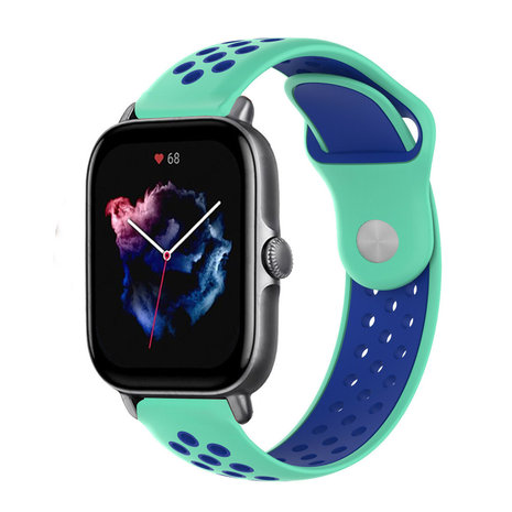 Strap-it Strap-it Bracelet sport Amazfit GTS 3 (aqua/bleu)