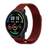 Strap-it Bracelet milanais Xiaomi Mi Watch (rouge)