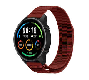 Strap-it Bracelet milanais Xiaomi Mi Watch (rouge)