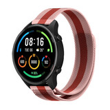 Strap-it Bracelet milanais Xiaomi Mi Watch (rouge/rose)