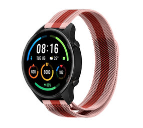 Strap-it Bracelet milanais Xiaomi Mi Watch (rouge/rose)