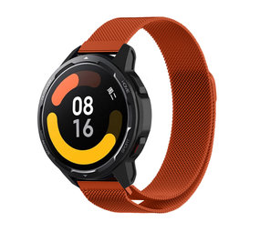 Strap-it Bracelet milanais Xiaomi Watch S1 (orange) Strap-it Bracelet milanais Xiaomi Watch S1 (orange)